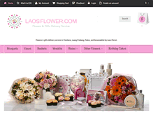 Tablet Screenshot of laosflower.com